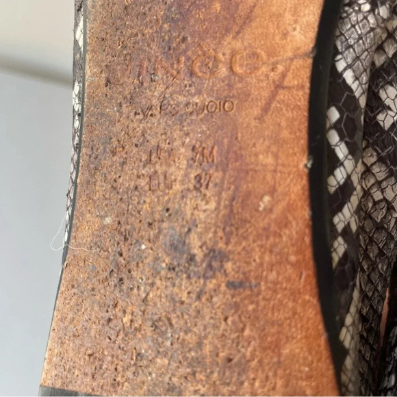 Vince Snakeprint Womens Contemporary Loafer Flats Slip On Shoes Size 37M / 7M - Picture 10 of 12